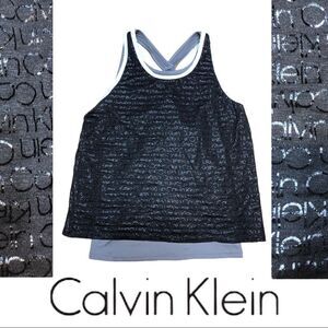 Calvin Klein workout tank. Open back 12/14 L